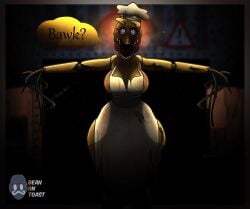withered chica from five nights at freddy's by beanontoast