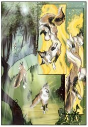 absurd_res animal_genitalia bathing bathing_in_urine bodily_fluids clear_urine comic drinking drinking_urine feet foot_fetish foot_lick foot_play forest forest_background fur genital_fluids genitals grass hi_res licking licking_urine light light_beam looking_back looking_pleasured lying lying_in_urine nature nature_background on_back outside plant puddle purple_eyes sheath stump sun sunbeam sunlight tan_body tongue tree urine urine_in_mouth urine_on_belly urine_on_chest urine_on_face urine_on_ground urine_on_self urine_pool urine_splash urine_splatter urine_stain urine_stream walking watersports wet wet_body wet_fur wet_paw white_body white_fur yellow_urine