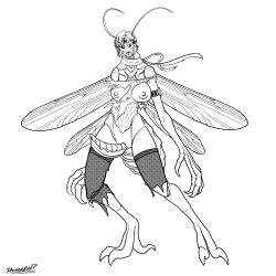 1futa ada_wong antennae bug_eyes bug_joints clawed_fingers corruption doomington futa_only futa_sans_balls futanari insect_humanoid insect_penis insect_wings intersex novistador post_transformation resident_evil scarf solo species_transformation torn_clothes video_games