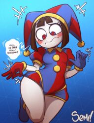 fortnite pomni_(the_amazing_digital_circus) semidraws sexy tagme the_amazing_digital_circus thick_thighs
