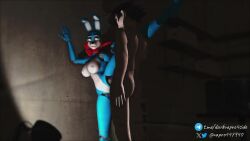 3d 3d_(artwork) 3d_animation 3d_model ambience anthro anthro_penetrated big_ass big_breasts blue_body blue_skin bonnie_(disembowell) bonnie_(fnaf) camera_view clapping_ass female female_focus female_penetrated five_nights_at_freddy's five_nights_in_anime fnaf fnia from_behind fuck_nights_at_frederika's green_eyes human human_on_anthro humanoid jiggle_physics light looking_at_partner night one_leg_up scottgames sex_from_behind shorter_than_30_seconds sound sound_effects tagme toy_bonnie_(fnaf) vapro4 video video_game_character video_games white_areola white_body white_nipples white_pussy white_skin
