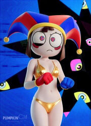 ai ai-created ai_assisted ai_generated bikini fortnite fortnite:_battle_royale fortnite_skin pomni pomni_(tadc) pomni_(the_amazing_digital_circus) pumpkincat tadc the_amazing_digital_circus