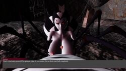 3d arachne battle english female femdom game monster monster_girl monster_girls_and_sorcery outercourse paizuri patreon rpg submissive