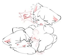 >_< 2025 abdominal_bulge anthro anthro_on_anthro anthro_penetrated anthro_penetrating anthro_penetrating_anthro balls_deep biped blush blush_lines bodily_fluids cheek_tuft chibi clitoral_hood cum cum_in_vagina cum_inside cum_on_belly cum_on_body cum_on_own_belly cum_on_self deep_penetration dialogue digital_drawing_(artwork) digital_media_(artwork) digitigrade domestic_cat duo ejaculation english_text eyes_closed facial_tuft felid feline felis female female_anthro female_on_anthro female_on_top female_penetrated front_view genital_fluids genitals head_tuft interspecies kirichiiii male male/female male_anthro male_on_anthro male_on_bottom male_penetrating male_penetrating_female mammal on_bottom on_top open_mouth penetration penile penile_penetration penis_in_vagina pointy_speech_bubble semi-anthro sex speech_bubble spot_color text three-quarter_view tuft vaginal vaginal_penetration vulva