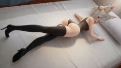 1girls 3d 3d_(artwork) 3d_render ai_assisted ass bed bedroom big_ass big_butt breasts butt cat_ears cat_girl catgirl clothed crossed_legs female female_focus female_only filian filian_(vtuber) gerwazy high_heels hips indie_virtual_youtuber koikatsu laying_down laying_on_bed laying_on_stomach leotard purple_eyes rindo_(vrchat) small_image smiling smiling_at_viewer streamer tagme thicc_thighs thigh_highs thighhighs thighs virtual_youtuber vtuber white_hair