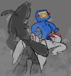 blowjob drawing2 femboy gay red_visor threesome