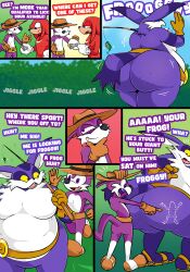 2026 absurd_res anthro belly belt belt_buckle big_belly big_butt big_moobs big_the_cat boxing_gloves broken_language brown_belt brown_clothing brown_footwear brown_gloves brown_handwear brown_shoes buckle butt butt_jiggle cellulite clothing comic detective dialogue dipodid domestic_cat echidna english_text fang_the_hunter fangs felid feline felis fishing_rod footwear freckled_butt freckles fur gloves group handwear hi_res huge_butt huge_moobs inspection jerboa jiggling knuckles_the_echidna license male mammal monotreme moobs multicolored_body multicolored_fur multiple_scenes open_mouth overweight overweight_anthro overweight_male pink_tongue profanity purple_eyes rodent sandals sega shoes sonic_the_hedgehog_(series) spiked_fists spiked_gloves spikes teeth text tinydevilhorns tongue trio white_belly white_body white_boxing_gloves white_clothing white_fur white_gloves white_handwear white_mouth white_sclera yellow_sclera