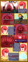body_exploration breath_of_the_wild cervix clothed_male clothed_male_nude_female comic egg female game_ui gameplay_mechanics gaping_cervix giantess inside inside_pussy inside_vagina inside_view inside_womb internal internal_view link link_(ocarina_of_time) macro macro_female macrophilia magic micro miniguy mipha musical_note nintendo ocarina_of_time open_pussy orgasm orgasm_face orgasm_without_stimulation parody pink_pussy pussy_focus pussy_juice pussy_juice_drip shockstar spread_legs spread_pussy text the_legend_of_zelda unbirth unbirthing uterus vagina vaginal_fluids vaginal_juices vaginal_wall vore womb zora