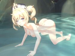 barbara_(genshin_impact) breasts breasts_out naked pine_nsfw presenting
