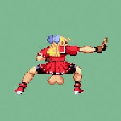 big_balls futanari karin_kanzuki leeroyjerkin pixel_art street_fighter