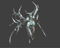 gray_skin horror unknown_artist void_angel walking warframe