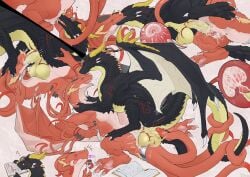 absurd_res anal anal_penetration anus balls bodily_fluids claws cum cum_drip cum_in_container cum_in_mouth cum_in_test_tube cum_in_uterus cum_in_vagina cum_inside cum_on_penis cunnilingus dragon dripping duo ejaculation erection european_mythology female feral foreskin fur genital_fluids genitals hi_res horizon_(artist) horn kissing male male/female mythological_creature mythological_scalie mythology nogard_(character) nude oral penetration penis pseudo_hair scalie sex sonimad_(character) tail tentacle_hair tentacle_in_ass tentacle_penetration tentacle_tail tentacles tongue unusual_anatomy unusual_tail uterus vaginal vaginal_penetration vulva western_dragon wings wyvern