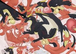 absurd_res anal anal_penetration anus balls bodily_fluids claws cum cum_in_container cum_in_test_tube cunnilingus dragon duo erection european_mythology female feral foreskin fur genital_fluids genitals hi_res horizon_(artist) horn male male/female mythological_creature mythological_scalie mythology nogard_(character) nude oral penetration penis pseudo_hair scalie sex sonimad_(character) tail tentacle_hair tentacle_in_ass tentacle_penetration tentacle_tail tentacles tongue unusual_anatomy unusual_tail vaginal vaginal_penetration vulva western_dragon wings wyvern