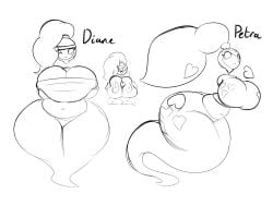 5:4 abs areola belly big_breasts black_text blush breast_play breasts duo english_text eyelashes female female_focus generation_9_pokemon hair hi_res huge_breasts humanoid latiar legendary_pokemon looking_at_viewer male male/female monochrome motion_lines nintendo nipples open_mouth open_smile pecharunt pokemon pokemon_(species) sex simple_background smile text titfuck tongue translucent translucent_hair white_background