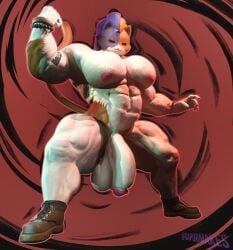 2026 3d_(artwork) 5_fingers abs anthro arm_tattoo balls biceps big_balls big_muscles big_pecs big_penis black_hair bracelet brown_clothing brown_footwear brown_shoes calico_cat circumcised clothing digital_media_(artwork) domestic_cat epic_games felid feline felis fingers fist flexing footwear footwear_only fortnite fur genitals hair hi_res humanoid_genitalia humanoid_penis jewelry male mammal meowscles mostly_nude multicolored_body multicolored_fur multicolored_hair muscular muscular_anthro muscular_arms muscular_legs muscular_male navel nipples nude_anthro nude_male orange_body orange_fur orange_hair pecs penis pink_nipples purradise_meowscles shoes shoes_only solo tail tattoo vapormakes white_body white_fur