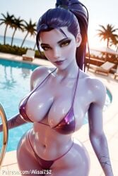 3d ai_generated alisai752 animated animation ass big_ass big_breasts big_butt female female_only fortnite fortnite:_battle_royale huge_ass huge_breasts huge_butt overwatch overwatch_2 squatting tagme video widowmaker