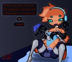 anthro arachnid arthropod bodily_fluids brother_(lore) brother_and_sister_(lore) dawn_(deadzephyr4114) deadzephyr4114 duo dusk_(deadzephyr4114) english_text female gaming_while_penetrated genital_fluids incest_(lore) male male/female sibling_(lore) sister_(lore) spider text twins_(lore) vaginal_fluids