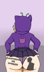argentina argentinian argentinian_male artist_request ass ass_chart ass_focus ass_hanging_out ass_hanging_out_of_skirt big_ass big_butt blonde blonde_female blonde_hair cat_ears chart edit edited female hispanic hispanic_female hispanic_male hispanic_youtuber mictia mictia00 owned_by_argentina spanish_text spreen spreendmc streamer tattoo tattoo_on_butt twitch venezuelan venezuelan_female webones youtube youtube_hispanic