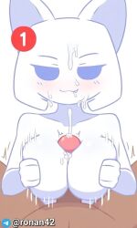 1boy 1girl1boy 1girls ai_generated boobs clyde_(discord) cum discord_(app) female paizuri penis ronan42