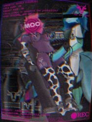 3:4 animal_print animal_print_thigh_highs aquatic avian barn bdsm boots bovid_horn bovine_horn censored clothing coat cow_horn cow_print cow_print_thigh_highs crt crt_effect duo ear_piercing ear_tag english_text female fish footwear gynomorph hi_res hooves horn hypnosis hypnotic_visor intersex intersex/female lab_coat latex latex_boots latex_clothing latex_footwear legwear machine milk_tank milking_machine mind_control nora_(wsa) pattern_clothing pattern_legwear pattern_thigh_highs piercing sapphire_(wsa) shark shoes text thigh_highs topwear wolfstarart