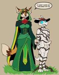 60percentscalie anthro balls bdsm bodily_fluids bondage bound breasts butt_pinch canid canine cape clothing dark_sclera dominant dominant_female dripping duo female flower fox genital_fluids genitals glowing glowing_eyes grass hat headgear headwear hi_res hood horn kobold larger_female leaking_precum male male/female mammal penis plant precum precum_drip precum_on_penis precum_string rose_(flower) scalie size_difference small_breasts submissive submissive_male teasing white_eyes