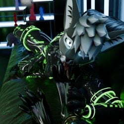 3d_(artwork) absurd_res animal_genitalia animal_penis anthro armwear balls black_latex canine_genitalia canine_penis claws clothed clothing cuffs_(clothing) digit_ring digital_media_(artwork) drone dronesuit duo ellerisntactive erection feet foot_fetish foot_focus foot_lick foot_play footwear genitals glistening glistening_body gloves handwear hi_res isaacjexo jewelry jex latex latex_armwear latex_clothing latex_footwear latex_gloves latex_handwear latex_legwear latex_skinsuit legwear licking male male/male pawpads paws penile penis reflection rexouium ring sheath skinsuit tight_clothing toe_claws toe_ring toes tongue worship