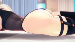 1girls 3d 3d_(artwork) 3d_render ass ass_focus bed bedroom big_ass big_butt butt butt_focus cat_girl catgirl close-up clothed crossed_legs female female_focus female_only filian filian_(vtuber) gerwazy high_heels hips indie_virtual_youtuber koikatsu laying_down laying_on_bed laying_on_stomach leotard rindo_(vrchat) streamer tagme thicc_thighs thigh_highs thighhighs thighs virtual_youtuber vtuber white_hair