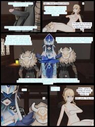 fatui_mirror_maiden_(genshin_impact) genshin_impact hilichurls_(species) jean_gunnhildr penis pine_nsfw