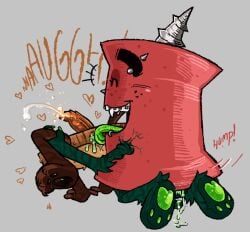 anus battle_for_dream_island bfdi braces coinpin coiny cum ejaculation eyebrow_piercing freckles licking_ass object_shows orgasm_from_anal paws piercing pin_(bfdi) prostate_stimulation pussy_juice pussy_juice_drip