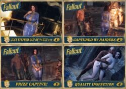 3d bethesda_softworks big_breasts bodysuit clothed_and_nude_version emotrashcan fallout fallout_4 nora_(fallout_4) raider_(fallout) raped_by_enemy raped_female sole_survivor sole_survivor_(female) vault_dweller vault_girl vault_suit