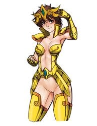 jago_dibuja leo_aiolia pussy rule_63 saint_seiya