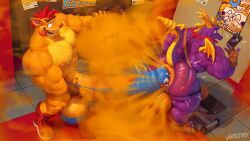 2025 3boys balls big_ass bodybuilder crash_(series) crash_bandicoot crossover digimon fart flatulance furry gay hyper hyper_balls hyper_cock hyper_genitalia hyper_penis hyper_testicles male male_only metaletemon muscles muscular muscular_arms muscular_male muscular_thighs penis size_difference spyro spyro_the_dragon testicles video_games voidlesky yaoi