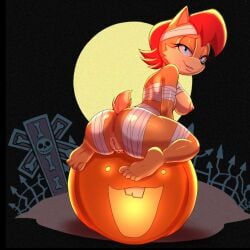 sally acorn from halloween by 1lastshadow1