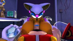 1boy 1girl 3d 3d_animation animated anthro anthro_on_human bat big_breasts blowjob blowjob_face blowjob_only blowjob_pov brainwashed brainwashing brainwashing_machine cum cum_in_mouth cumshot dr._eggman drinking drinking_cum eggman female furry furry_female human human_male human_on_anthro hypnosis interspecies light-skinned_male light_skin lipstick loop looping_animation male male/female mind_control mind_control_device mobian mobian_(species) mobian_bat no_sound pov pubic_hair rouge_the_bat sega sex silvertilver sonic_(series) sonic_the_hedgehog_(series) straight straight_sex tagme video
