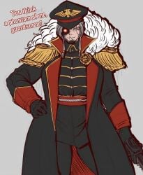 commissar from warhammer (franchise) by humble shark