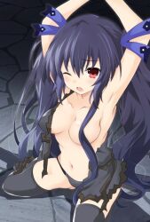 noire from neptunia (series) by iwasi r