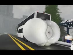 3d_(artwork) 3d_animation animate_inanimate animated anus ass balls big_balls big_butt building bus bus_stop car city commercial_vehicle detailed_background digital_media_(artwork) dire_bus dire_machine dire_vehicle genitals glistening glistening_butt high_framerate huge_balls huge_butt living_bus living_machine living_vehicle machine male muitetul no_sound not_furry outside puffy_anus road roblox robloxian shaking_butt short_playtime solo tagme trees vehicle video white_body why