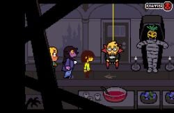 alphys anus ass big_ass deltarune deltarune_chapter_5 feet furry kris_(deltarune) legs mayin noelle_holiday pixel_(artwork) pixel_animation pixel_art pixelated pussy pussy_juice pussy_juice_drip susie_(deltarune) tagme
