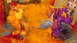 3boys balls big_ass bodybuilder crash_(series) crash_bandicoot crossover digimon fart fart_fetish furry gay hyper hyper_balls hyper_cock hyper_genitalia hyper_penis hyper_testicles male male_only metaletemon muscles muscular muscular_arms muscular_male muscular_thighs penis size_difference spyro spyro_the_dragon testicles video_games voidlesky yaoi