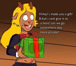 noelle holiday from deltarune by wharneja