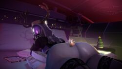 1girls 3d 3d_animation alien alien_girl animal animated ass big_ass bottom_heavy bottomless bottomless_female bubble_butt christmas christmas_tree fake_antlers fat_ass female female_focus hamster huge_ass jiggle jiggling_ass jumping large_ass lingerie looking_at_viewer looking_back mask masked_female mass_effect massive_ass quarian rodler-h8 sound tali'zorah_nar_rayya thick_ass thick_thighs thunder_thighs video wide_hips wobbling_ass