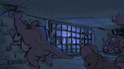 against_surface against_wall all_fours anal animated anthro ass_up balls big_ears bouncing_balls boxofmonsters brick brick_wall brown_body brown_fur dungeon fantasy fur genitals group group_sex hairless humiliation iron_bars jiggling loop male male/male mammal mouse murid murine muscular muscular_anthro muscular_male mutated mutation oral orgy prison prison_cell questionable_consent rat restraints rimming rodent sex size_difference small_bottom_large_top stocks tail tan_body tan_fur thick_tail torch voyeur wall_(structure) white_body white_fur