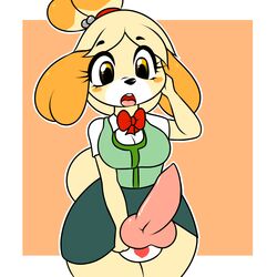isabelle (animal crossing) from animal crossing by kloudmutt
