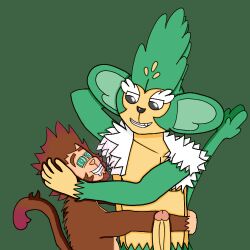 anthro arm_around_partner armpit_fetish armpit_hair armpit_musk armpit_sniffing armpit_worship bodily_fluids body_hair body_worship danaelthecat dominant dominant_male drooling duo dyed_fur erection eye_contact eyebrows generation_5_pokemon genitals hand_behind_head hand_guiding hand_on_head haplorhine hug hugging_another hypnosis hypnosis_fetish hypnotized_eyes hypnotized_male looking_at_another male male/male mammal mind_control monkey musk nintendo nude penis pheromones pokemon pokemon_(species) primate saliva simisage smile smiling_at_another smiling_at_each_other smiling_at_partner sniffing submissive submissive_male thick_eyebrows xander_(danaelthecat)