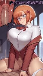 ogata rizu from bokutachi wa benkyou ga dekinai by electroworld