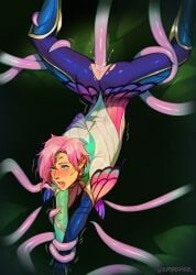 anal blue_eyes blush captured ezreal faerie_court_ezreal faerie_court_series fairy femboy feminine_male gay hlepopechka league_of_legends male male_focus male_only open_mouth penetration pink_hair plant tentacle tentacle tentacle_in_ass tentacle_on_male tentacle_penetration tentacle_sex tied_hands tied_up tongue tongue_out yaoi