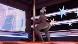 3d african african_female ass breasts cyborg dark-skinned_female feet female gilf grey_hair overwatch overwatch_2 pussy shaking_ass sojourn_(overwatch) tagme trancermunch twerking video