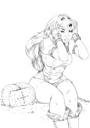 chun-li disguise hat knee_boots kolin large_breasts mask masked_female putting_clothes_on shawkgirl sketch skinsuit street_fighter wide_hips