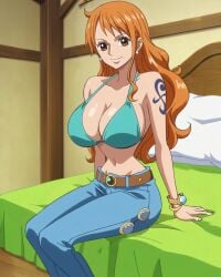 ai_generated female female_only nami_(one_piece) one_piece stickyai