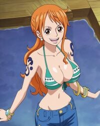 ai_generated female female_only nami_(one_piece) one_piece stickyai